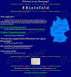 Homepage IRC Channel #Bielefeld